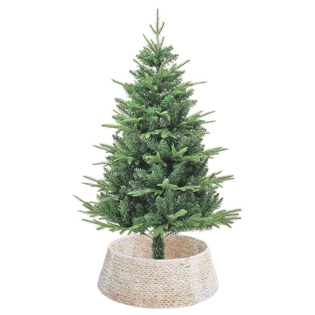 Weihnachtsbaumkragen Weiß 75 x 75 x 25 cm Wasserhyazinthe